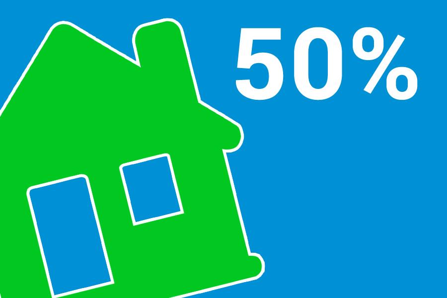 50% per ristrutturazione edilizia